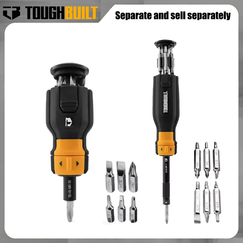 TOUGHBUILT TB-H5-MR-11 / TB-H5-MR-30 7/14-Bit Screw Ratchet Driver Hand Tools Made S2 Steel Sold Separately Hand Tools defective