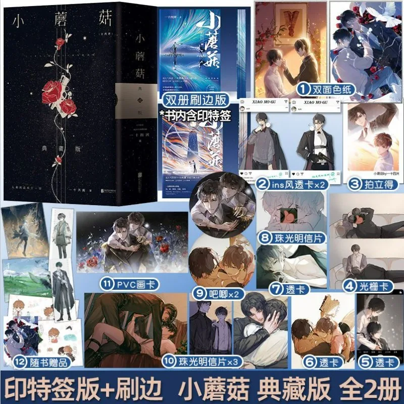 

Little Mushroom Collector's Edition All 2 Books Author Yi Shi Si Zhou Chinese Apocalyptic Science Fiction BL Book