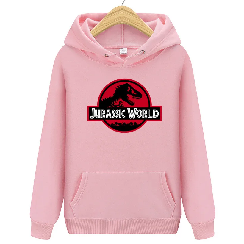 Men and women fashion Jurassic Park classic hoodie, casual wear