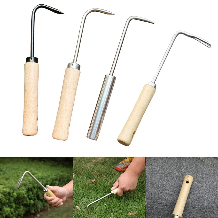 

Hand Garden Weeder Tools Grass Puller Garden Weeding Hook Weed Grass Root Remover For Backyard Farm Planting Weeds Tools