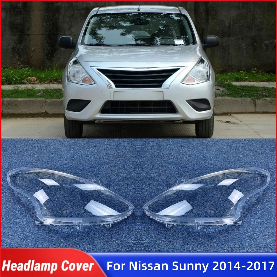 

Для Nissan Sunny 2014 2015 2016 2017, аксессуары, передняя лампа автомобиля, стеклянная крышка, передняя фара автомобиля, крышка объектива, оболочка