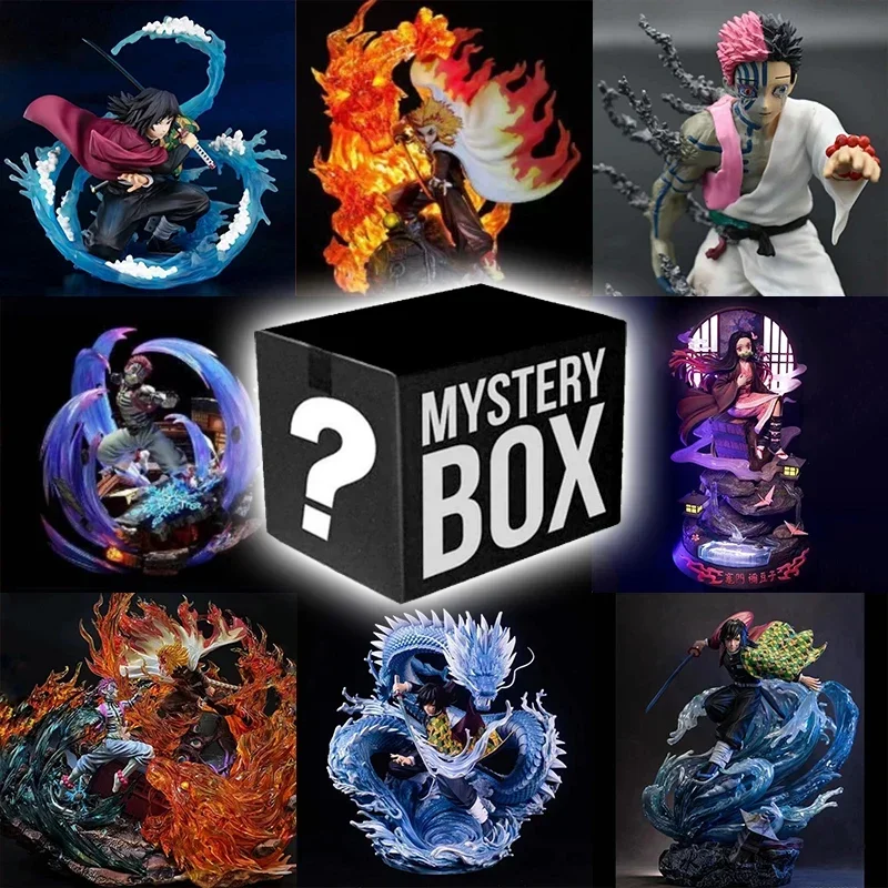 Demon Slayer Figure Mystery Box Kimetsu Yaiba Anime miglior regalo per Animer Figure Lucky Box