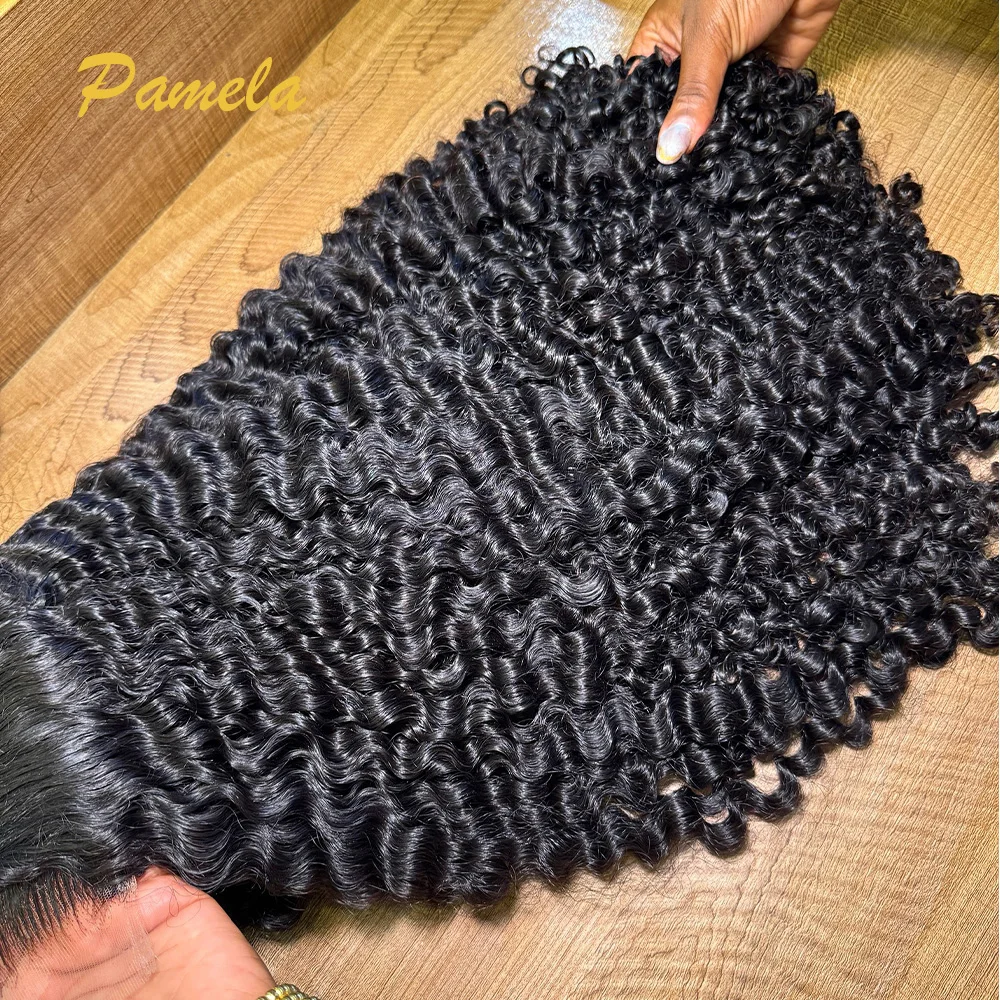 

Парик из натуральных волос с бирманской кудрявой прядью, плотность 250%, 13x4, прозрачный кружевной фронт, без клея, предварительно прорезанный, готовый к носке