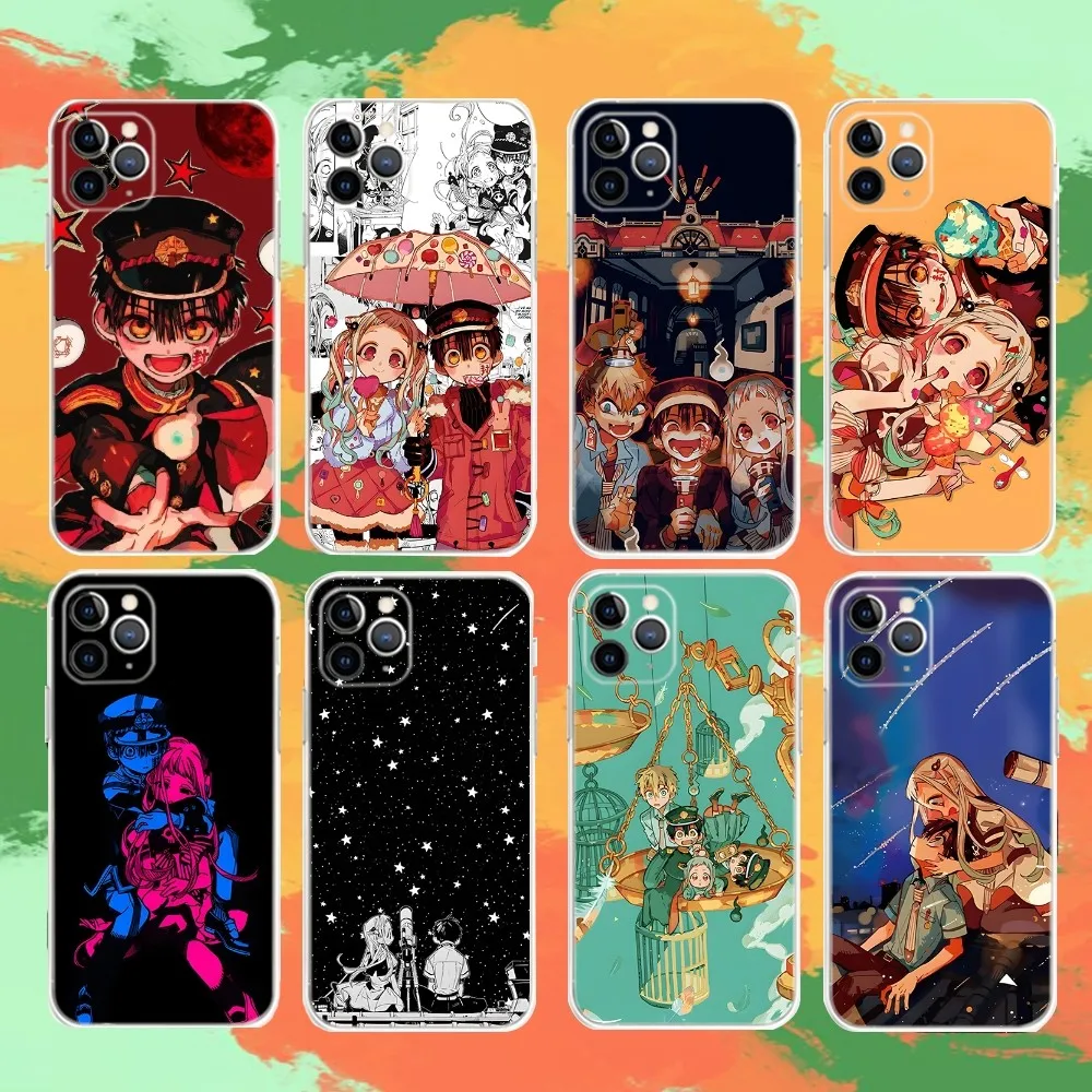 

Toilet Bound Hanako Kun Phone Case For iPhone 16,15,14,13,12,11,Mini,Pro,XS,Max 6,7,8,Plus,X,XR,SE,2020 Transparent Funda Shell