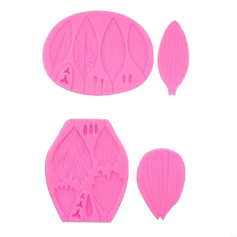 

16FC Leaf Fondant Mold Silicone Leaf Mold for Cake Decoration Chocolate-Cookie Mold