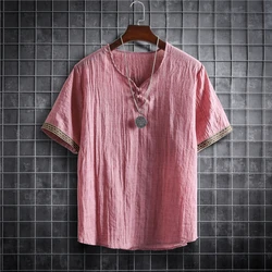 M-5XL Plus Größe Sommer männer Shirts Plain Farbe Korean Fashion Männer Kurzarm Hawaii Kurzarm Shirt Licht Gewicht kleidung