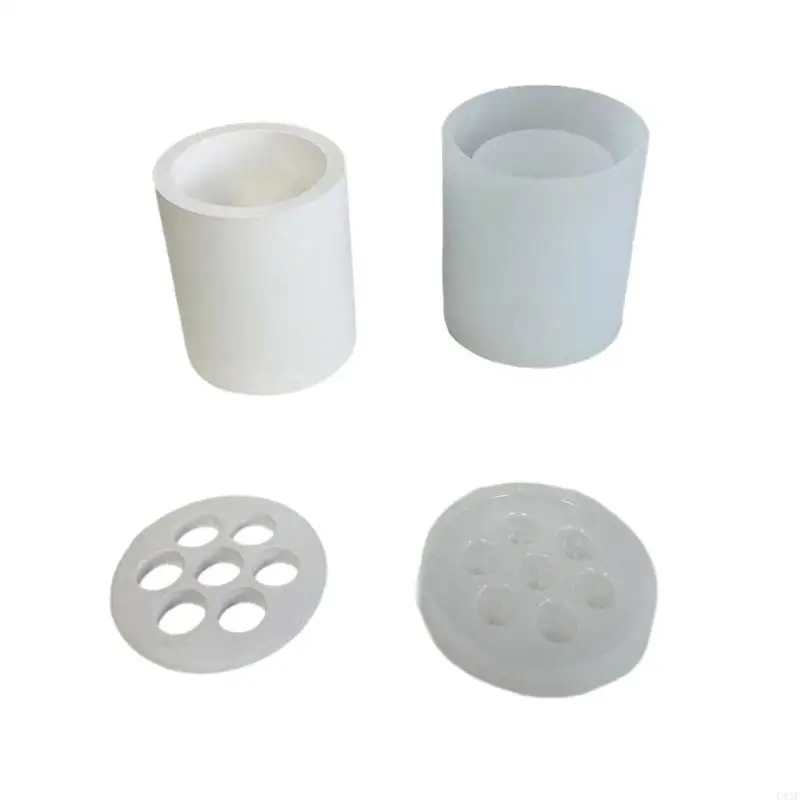 

K43F Resin Box with Lid and Cup Mold for Crafts Pen Container Craft Epoxy Resin Mould