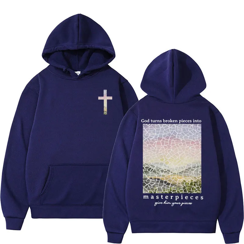 Bible Verse Christian Hoodies Religious Gift Jesus Apparel Hoodie for Men Women's Harajuku Gothic Pullover Sweatshirt Streetwear