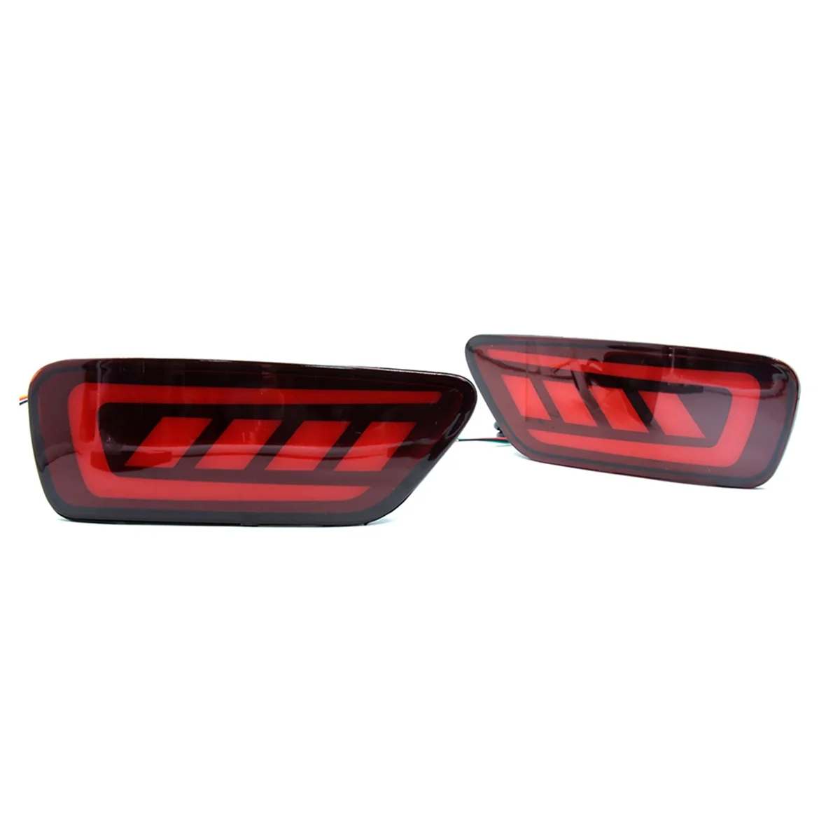 

LED Tail Light for Jeep Grand Cherokee 2011-2022 Rear Bumper Reflectors Stop Brake Turn Signal Light Jeep Compass Red AD39