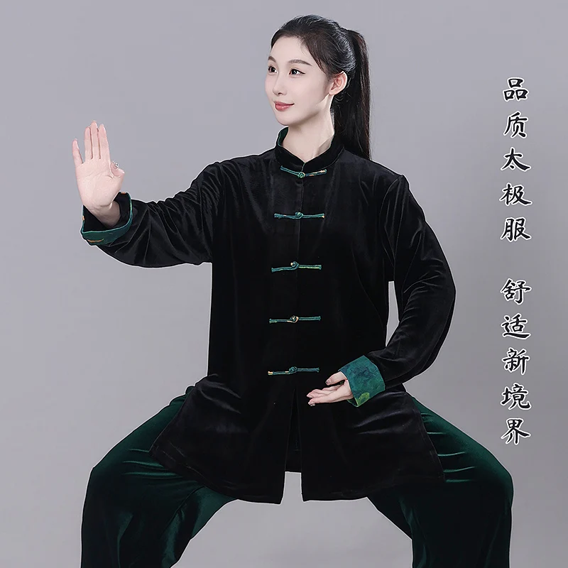 New Winter Tai Chi Suit, Thickened Chinese Style Performance & Competition Uniform, Unisex Practice Wear 3