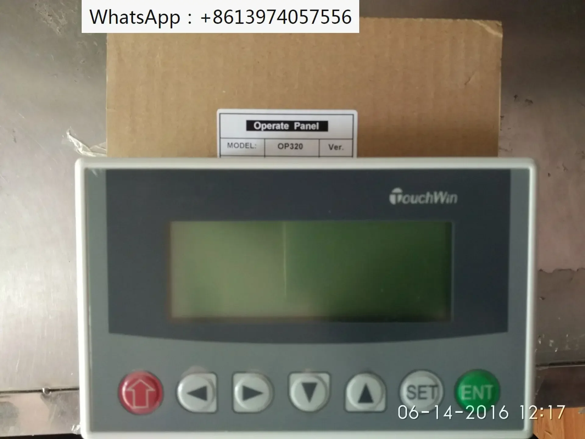 

New Xinjie text display OP320 or OP320-S (can communicate with S7200.)