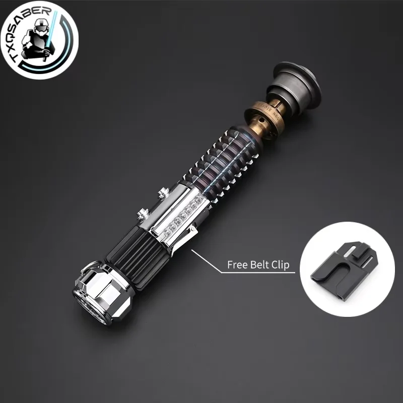 

Реплика светового меча TXQSABER OBW EP4 Kenobi Skywalker Collection, Bluetooth, металлическая латунная рукоять, для косплея Джедая, игрушка - без лезвия