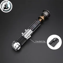 TXQSABER Replica OBW EP4 Kenobi Skywalker Collection Laser Saber Bluetooth Metal Brass Hilt Jedi Master Cosplay Toys-No Blade