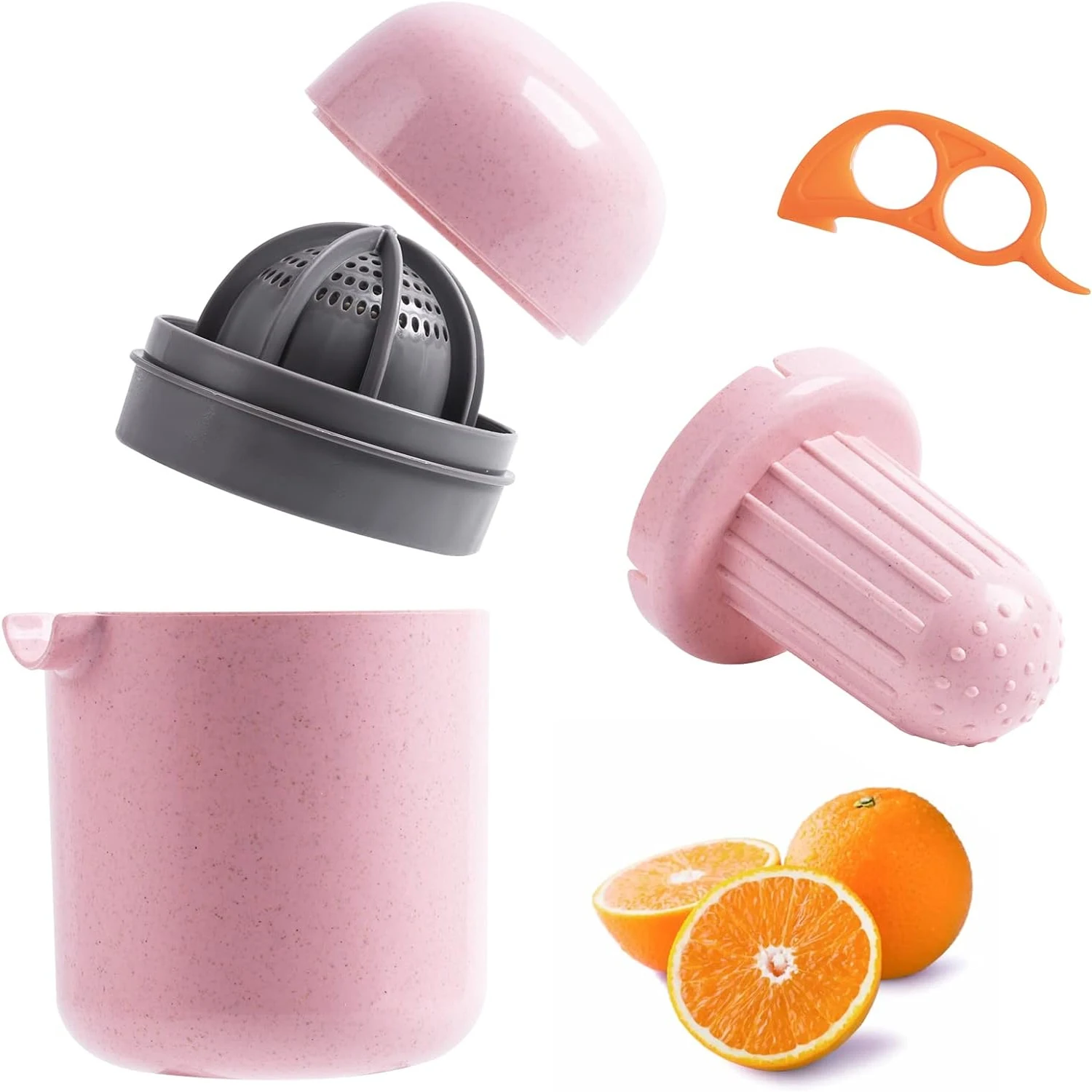 Manual Juicer Citrus Orange Lemon Mini Juice Cup Hand Rotation Press Juicer Portable Fruit Squeezer Juicing Machine Kitchen Tool