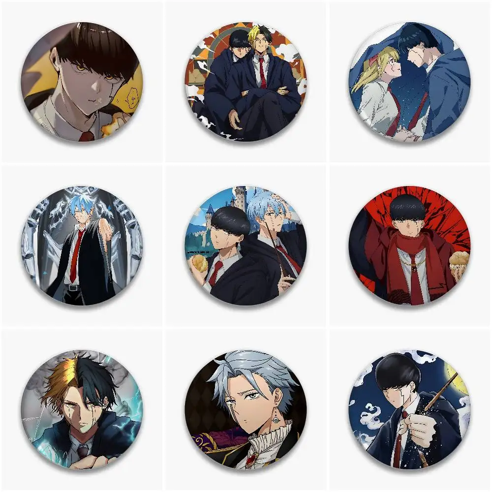 Mashle Magic And Muscles Badges Button Pin Handmade Brooch For Clothes Badge Backpack Decoration Accessories
