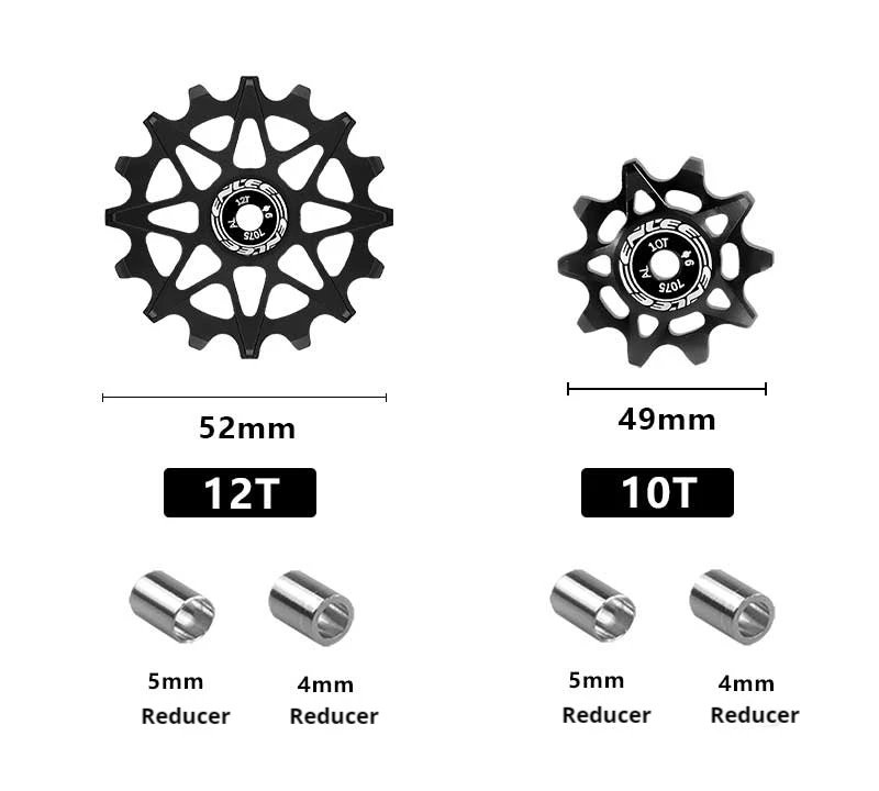 ENLEE Fahrrad Schaltwerk Positive Und Negative Zahn Keramik Guide Rad Mountain Road Bike 10/12/14/16T Guide Rad – Detail 5