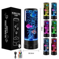 LED Fish Lamp Ambient Night Light Remote Control Color Changing Decorative Lights Aquarium Birthday Gift For Children bulb light