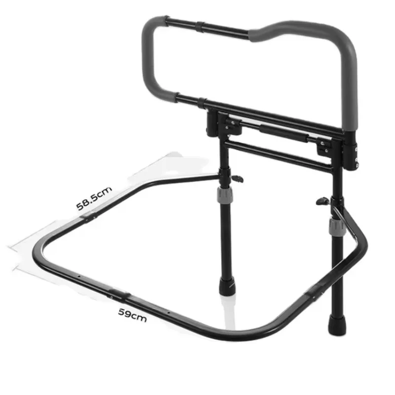

Hot Sale Senior Bed Assist Rail for Elderly Adults Safety Side Railings Bed Used Metal Size 80 Inches Long Patient Adjustable