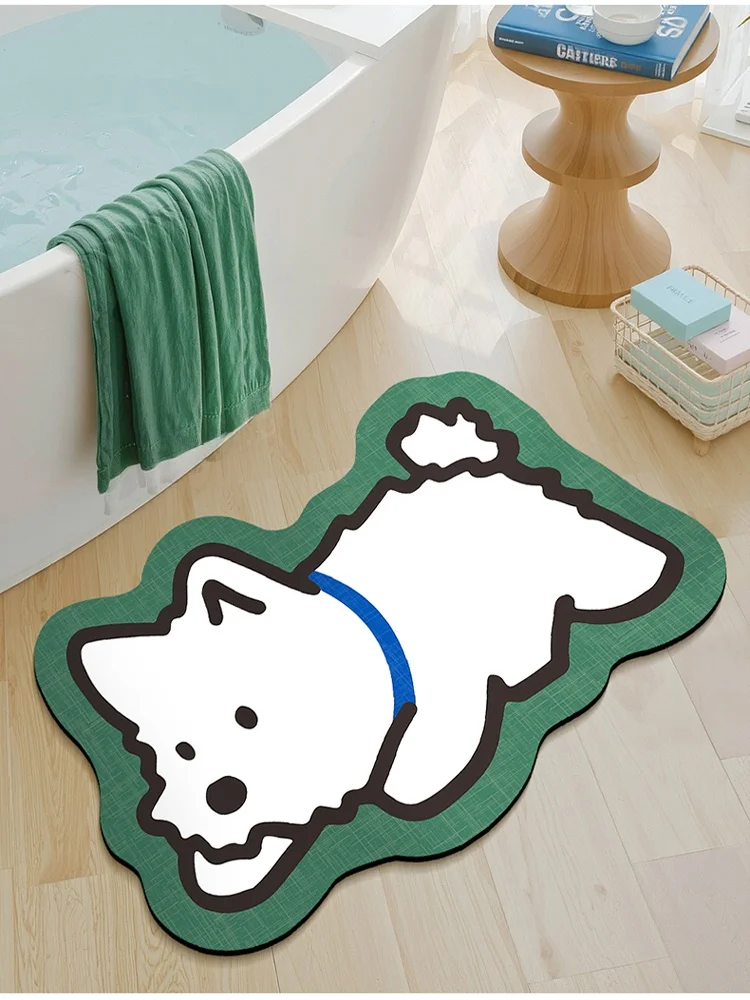 

Противоскользящий коврик для ванной комнаты из силиконового материала, впитывающий воду, для использования в домашних условиях, для прихожей и ванных комнат.