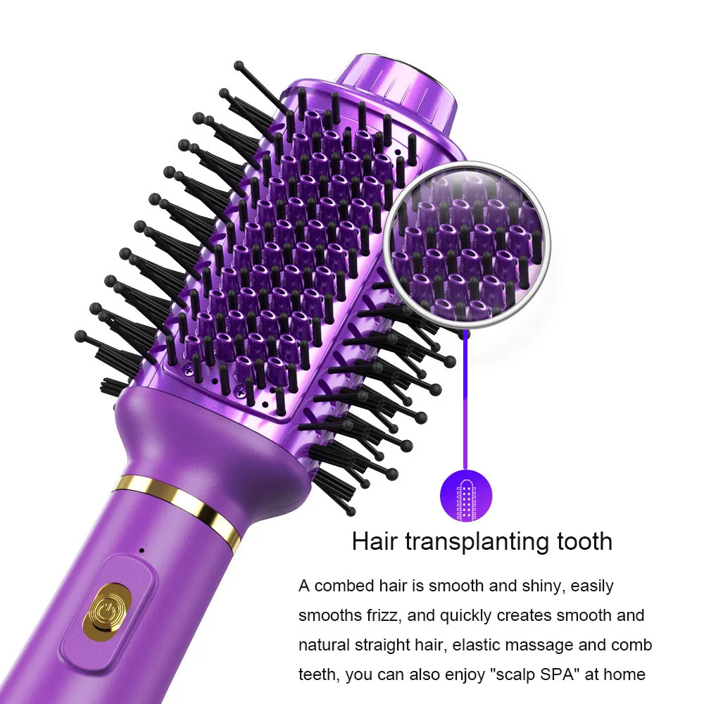 Najnowsza aktualizacja gorący rozpylacz grzebień suszarka do włosów profesjonalne 1000W 3 W 1 lokówka jeden krok elektryczny Blowdryer urządzenie do stylizacji