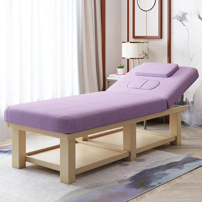 Reclining Cosmetic Bed Spa Stretcher Functional Folding Massage Bed Mattress Lounger Camilla Masaje Beauty Furniture MQ50MB