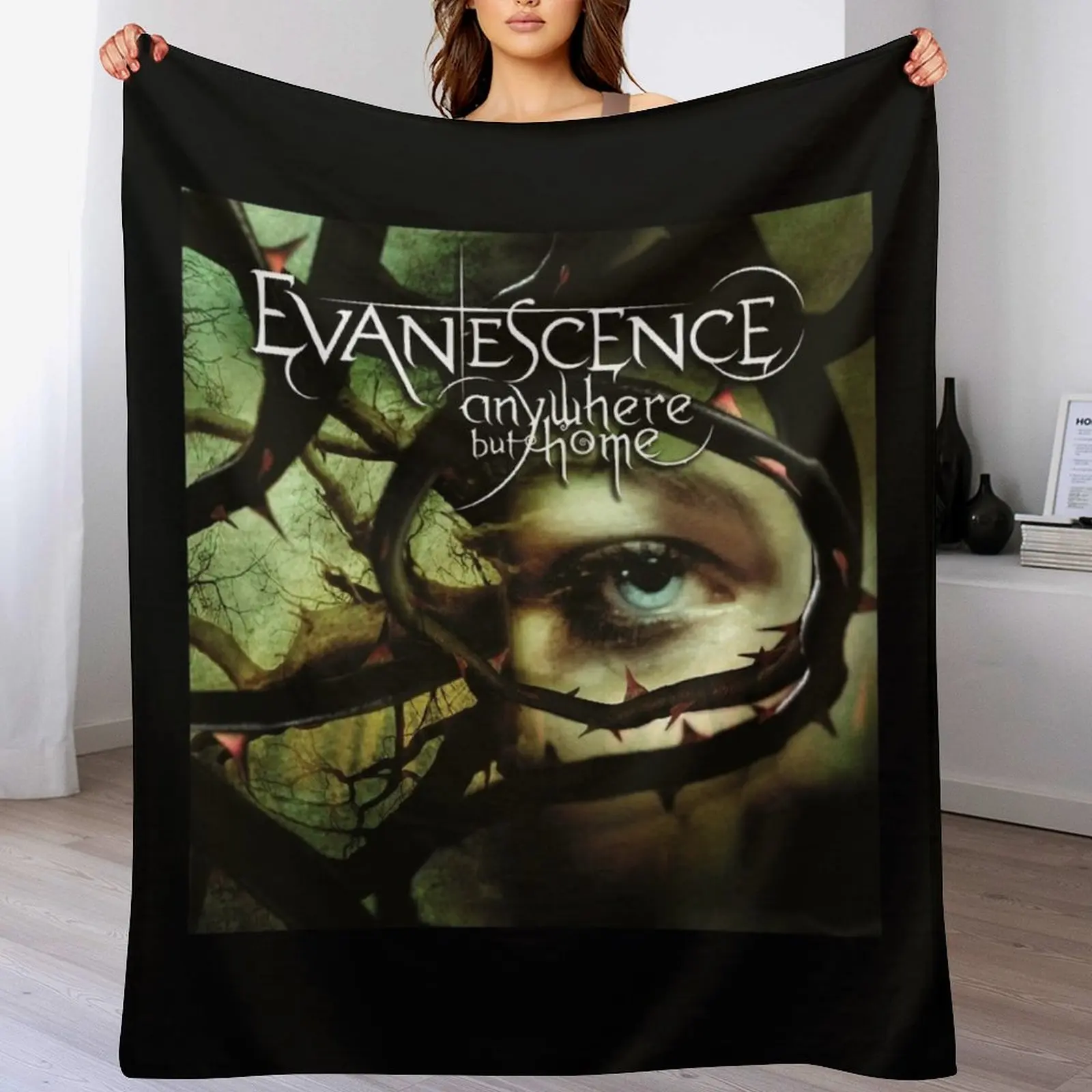 Evanescence Rock band Throw Blanket Vintage Decorative Sofas Decorative Throw Retros Blankets