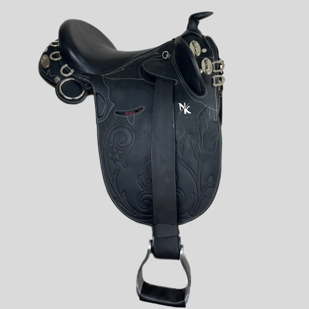 Australian Saddle Leather Riding Saddle, Comfortable Deep Seat Harness, Equestrian Equipment Manufacturer, Luxury Sporting Goods