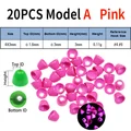 A20pcs Pink4X3