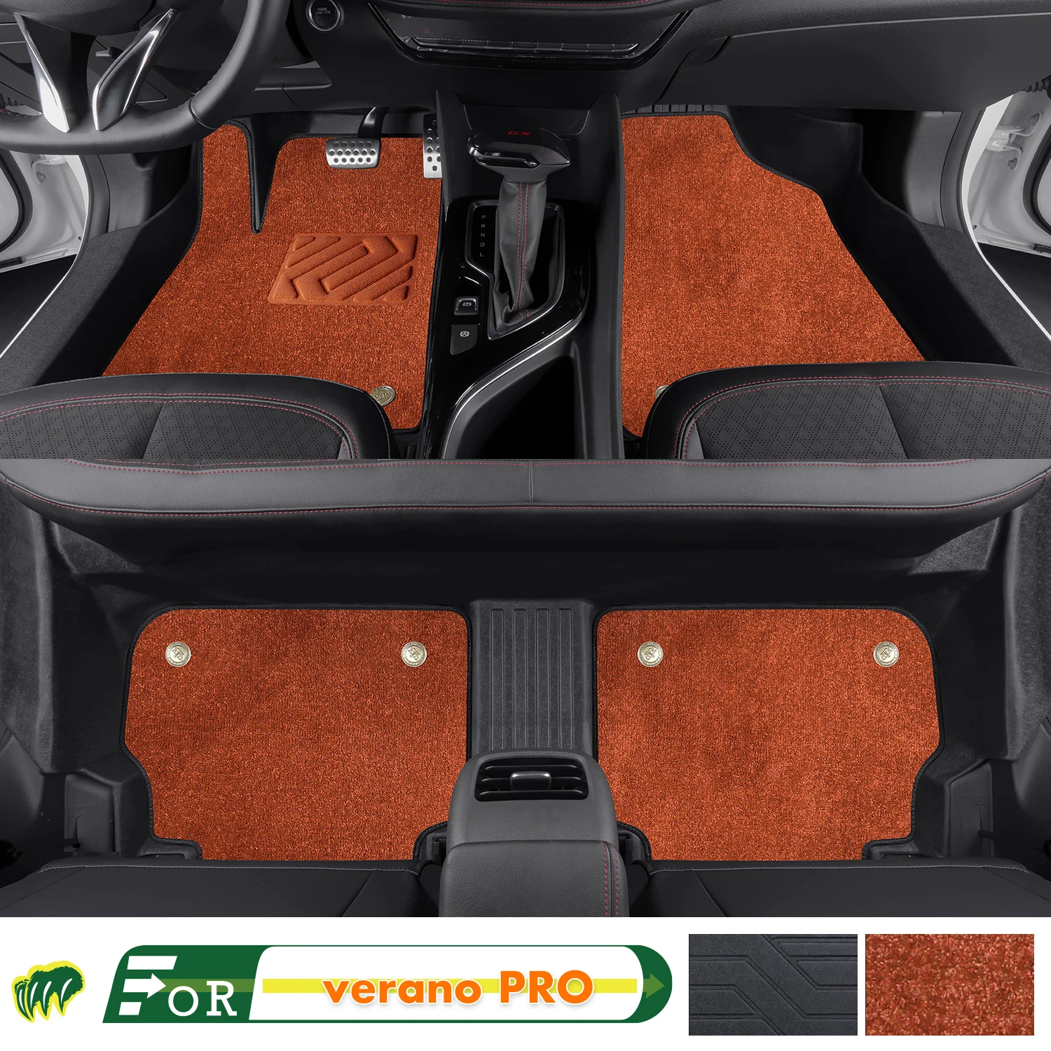 

Left-hand Drive Car Floor Mat For Buick verano PRO 2022-2024 Full Surround Foot Mat Automotive Floor Mat Interior Floor Liner