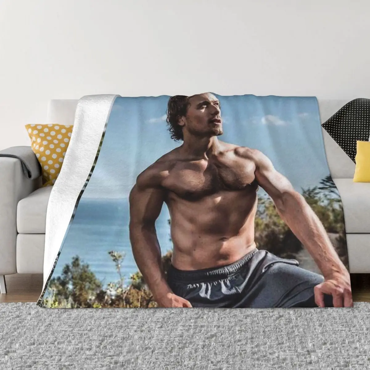 Sam Heughan 1 Quilt Blankets Blankets & Throws Blankets And Throws Throw Blanket