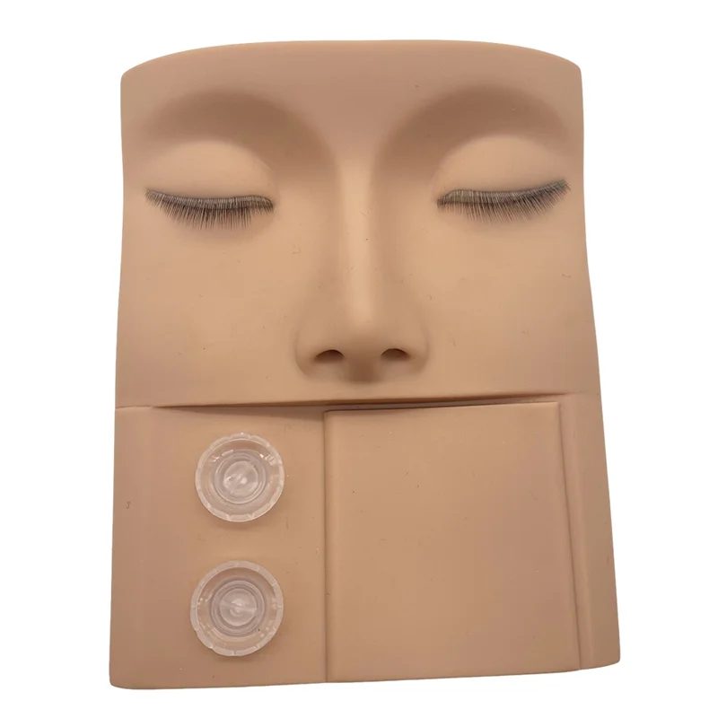 Wimperextensions Oefenmodel Hoofd Wimperverlenging Trainingshulpmiddelen Valse wimper Enten Oefenmodel Face-A58E