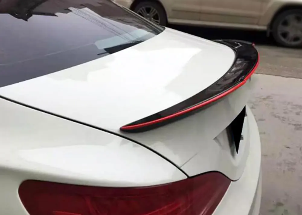 سبويلر خلفي من ألياف الكربون لبنز CLA Class W117 CLA180 CLA200 CLA250 2013-2019 سبويلر جناح الجذع الخلفي منقار البط
