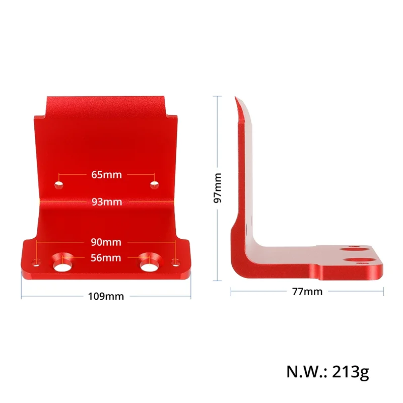 غطاء العجلة الأمامية لغطاء العجلة الأمامية Dualtron Thunder/Victor/Achilles/DT3 باللون الأحمر