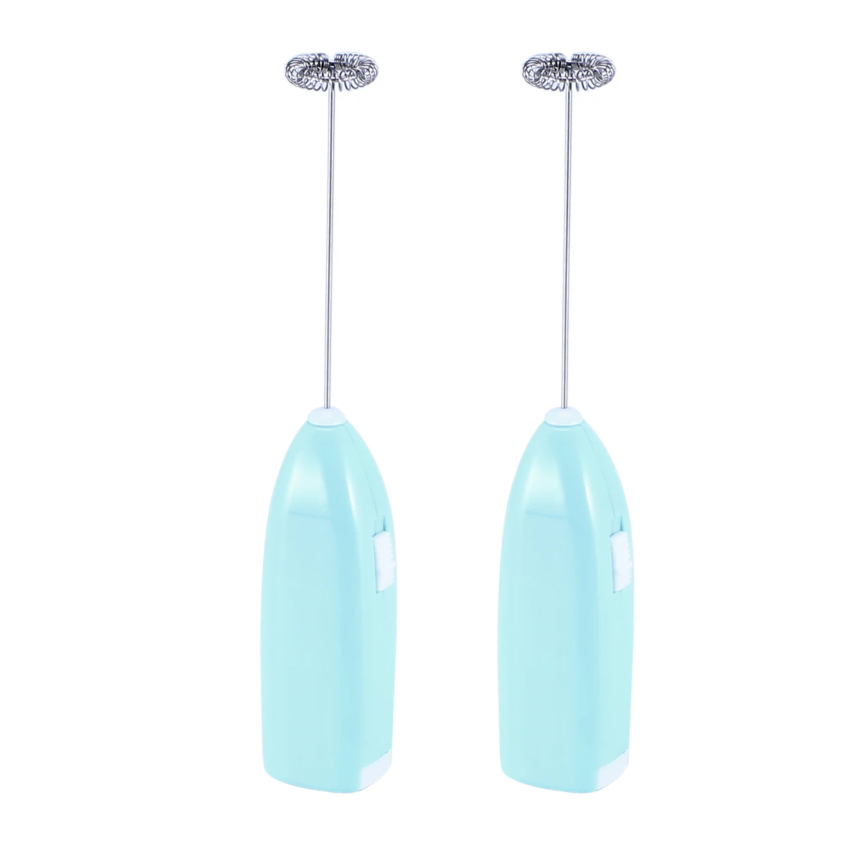 

2 Pcs Milk Whisk Frother Coffee and Foam Stirring Beater Kitchen Utensil Mixer Electric Handheld Egg Tea Mini