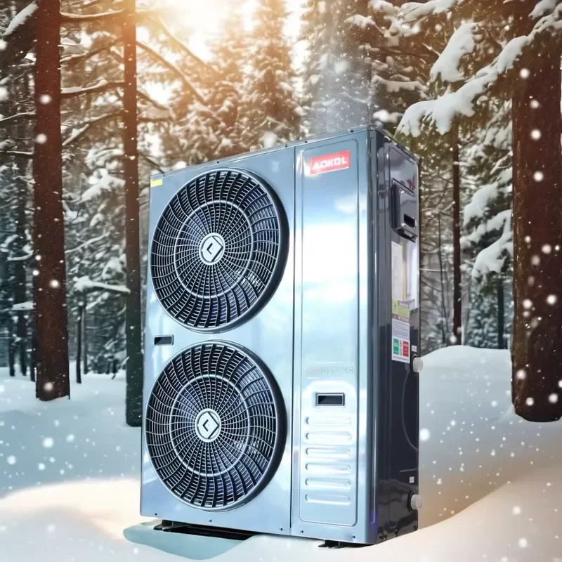 AOKOL 15kw 3 Phase R32 air to Water Heat Pumps DC Inverter A+++ WIFI Smart Heating Cooling DHW Cascade Heat Pump Water Heater