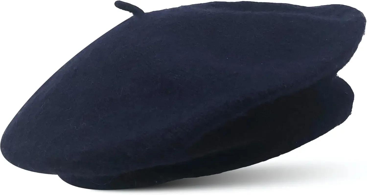 Boina francesa clásica de lana elástica