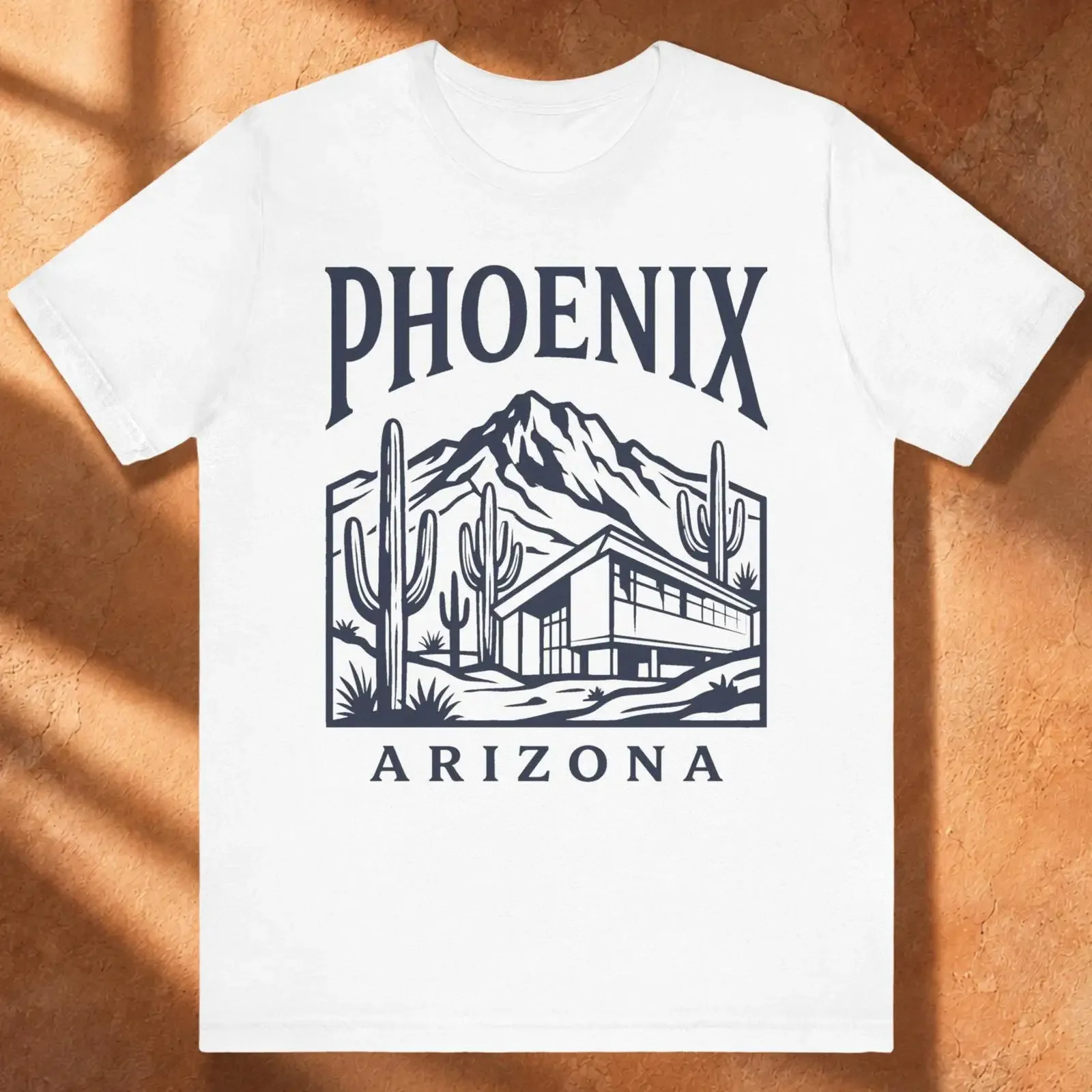 Phoenix Az T Shirt Arizona Souvenir For  vintage Washed Stretched streetwear Versatile fashion Top For Everyday Wear Breathable