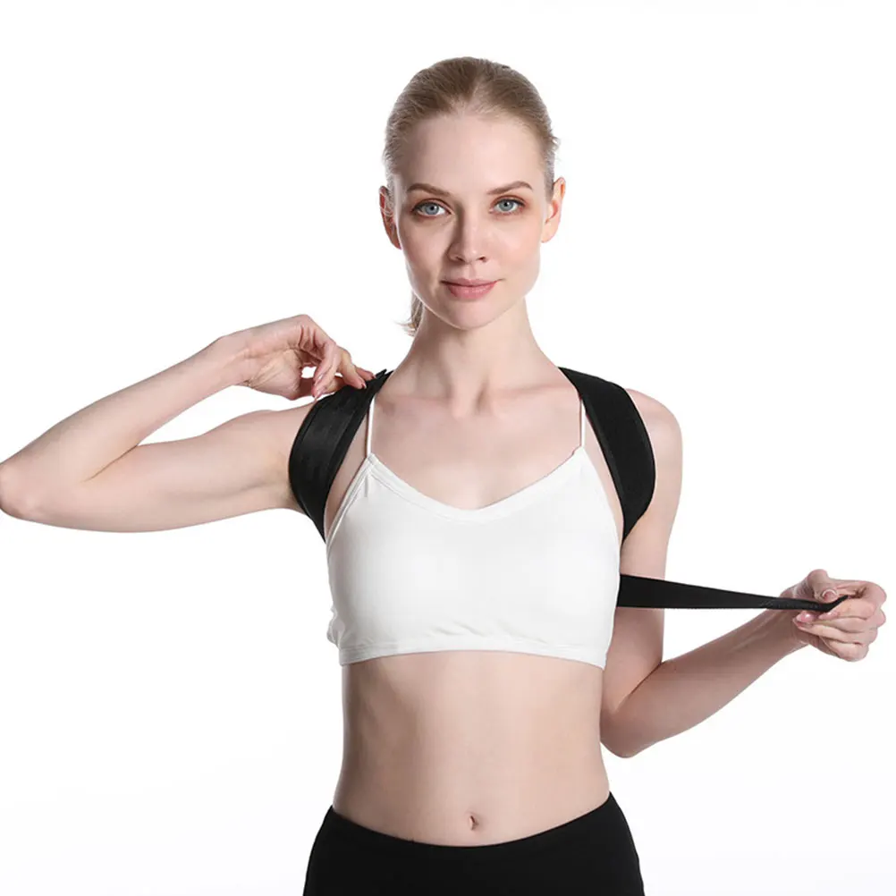 

Back Correction Belt Breathable Posture Corrector Support Wear-Resisting Humpback Trainer Harness for Gym Work Men Women
