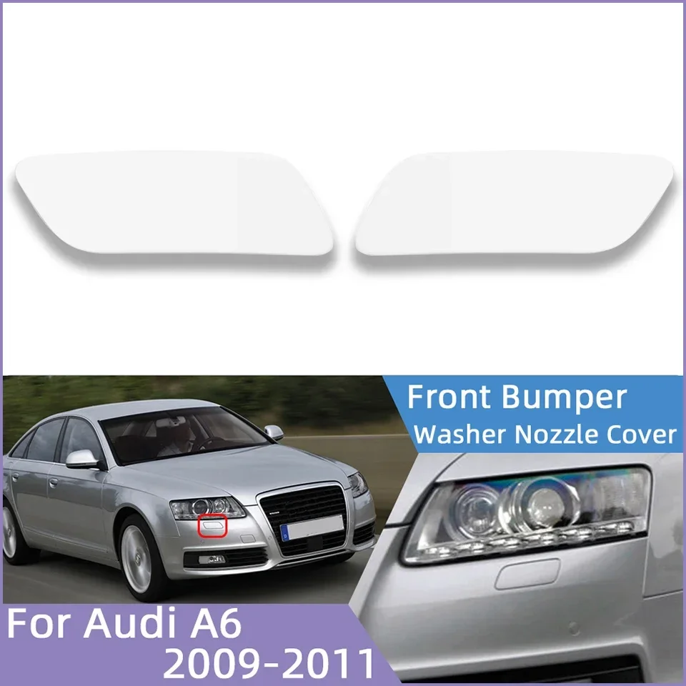 

Washer Nozzle Cover Shell Cap For Audi A6 2009 2010 2011 Spray Nozzle Trim Lid Front Bumper Headlight 4F0955275B 4F0955276B