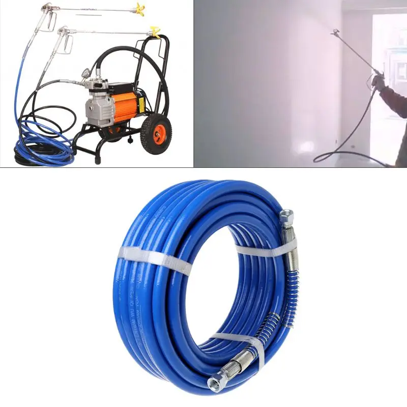 15m Airless Paint Hose Tube Pipe 3000PSI Sprayer Fiber For Sprayer New