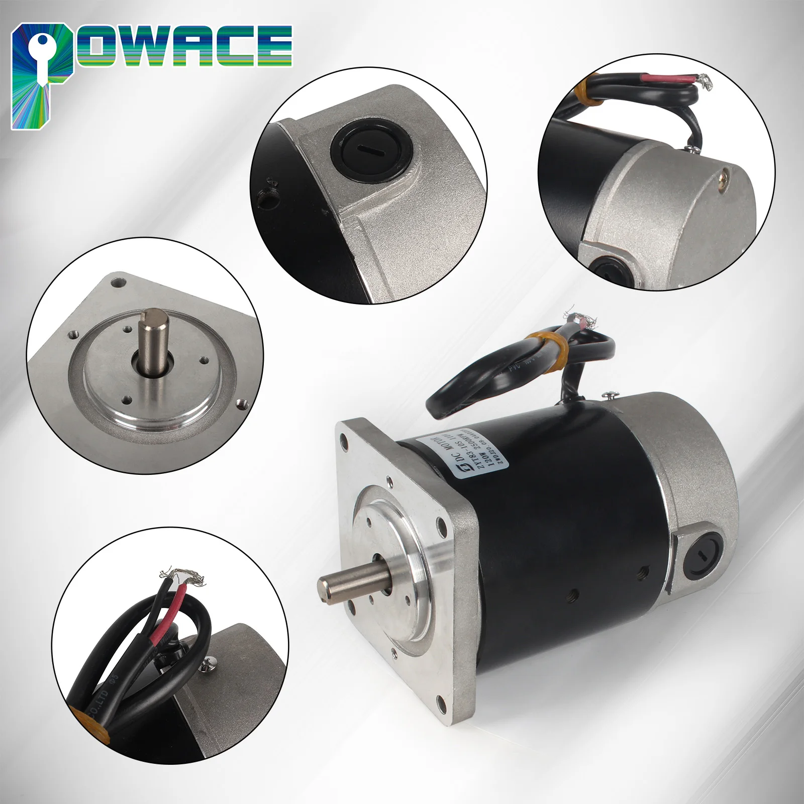 DC 120W Mini tornio motore spazzolato 2500RPM ZYT83-10S 110V tornio parte macchina accessori strumento