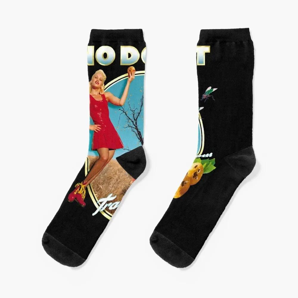 

Music Vintage No Doubt Band Tragic KingdomChristmas Socks Christmas moving stockings Antiskid soccer Socks For Man Women's