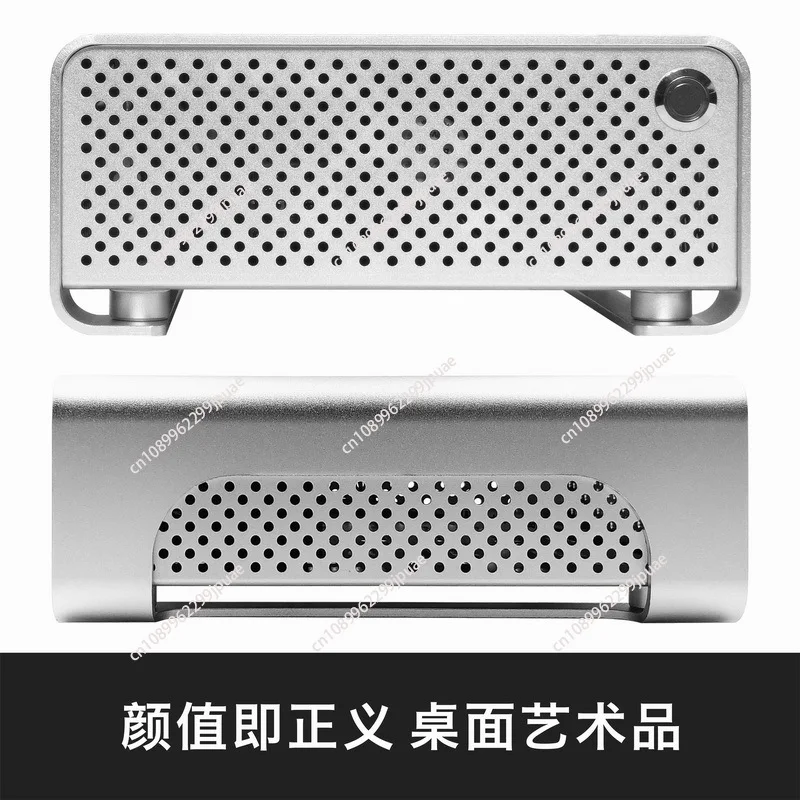 

MGP all-aluminum mini ITX chassis DC-ATX power supply DIY desktop ultra-thin horizontal nuclear display small chassis