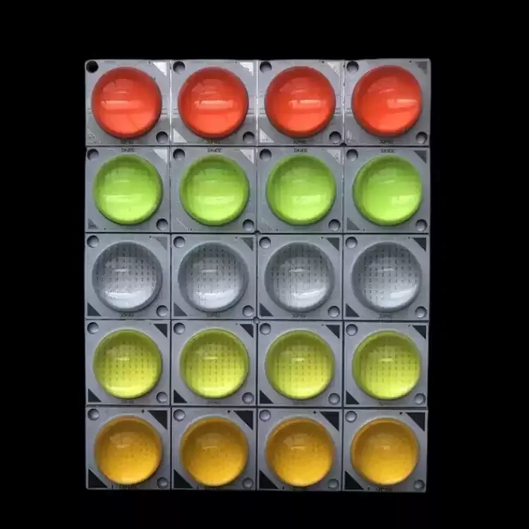 COB Chip Silicone Lens Light 28*28mm 50W 30V Led COB Lamp White Red Blue Green for Spotlight Bulb DIY Flood Light Outdoor Chip