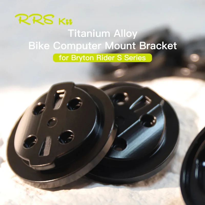 

RRSKIT для велосипедного компьютера Bryton Rider серии S, базовый кронштейн из титанового сплава, ремонтные комплекты, базовые защелкивающиеся запасные части