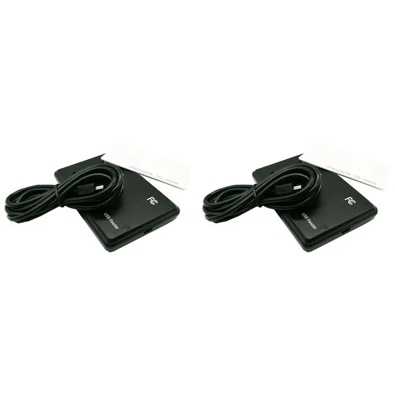 ABZZ-2X RFID Smart Card Reader With USB Port, 13.56Mhz IC Card, Contactless Sensitivity, Support Window System Linux