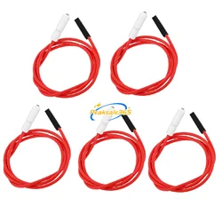 5PCS W10209656 W10112313 Gas Range Surface Burner Igniter Spark Ceramic Electrode +Mounting Clip for Whirlpool Maytag KitchenAid