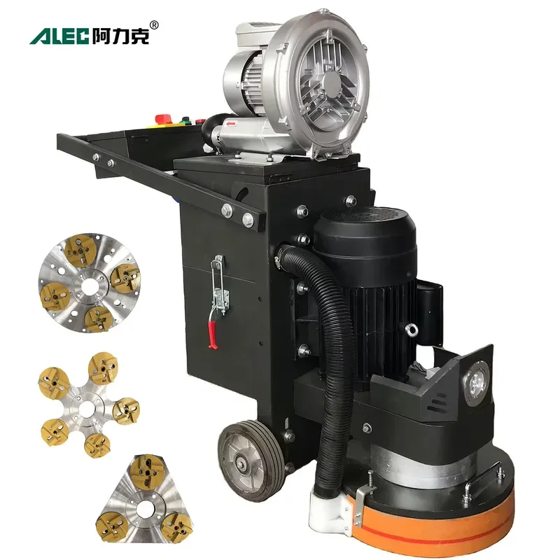 350mm/400mm Concrete Polishing Machine Floor Grinder Plate with 220v, Marble Epoxy Concrete Sanding Floor Grinding Machine