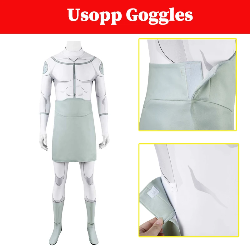 

2026 Cartoon Invincible Cosplay Viltrumite White Jumpsuit with Waistband Men Adult Cosplay Costume For Halloween Carnival Outfit