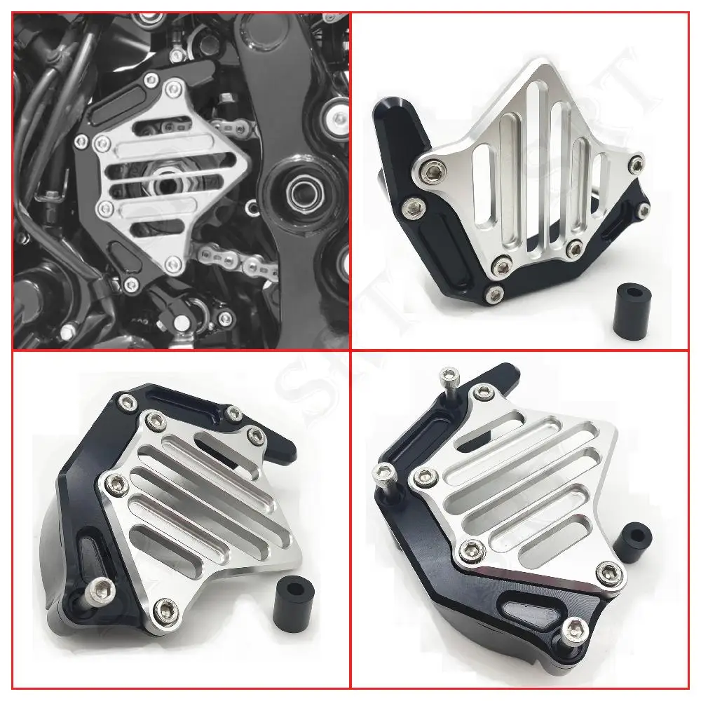 Fit For Kawasaki Z900 RS Cafe ABS Motorcycle Accessories Front Sprocket Guard Chain Panel Decorative Cover Z900RS 2017-2023